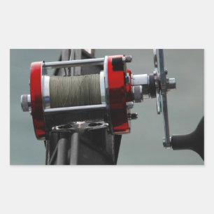 Gone Fishing Rectangular Sticker