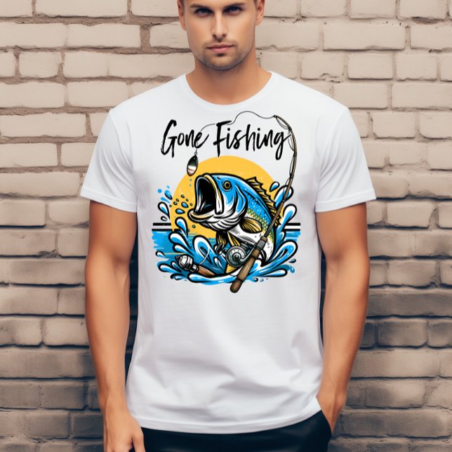 Gone fishing  T-Shirt (Creator Uploaded)