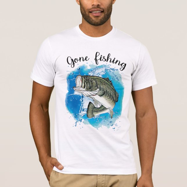 Gone Fishing T-Shirt (Front)