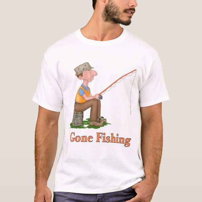 Gone Fishing T-Shirt (Front)