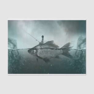Gone Fishing Tissue Paper