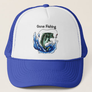 Gone Fishing Trucker Hat