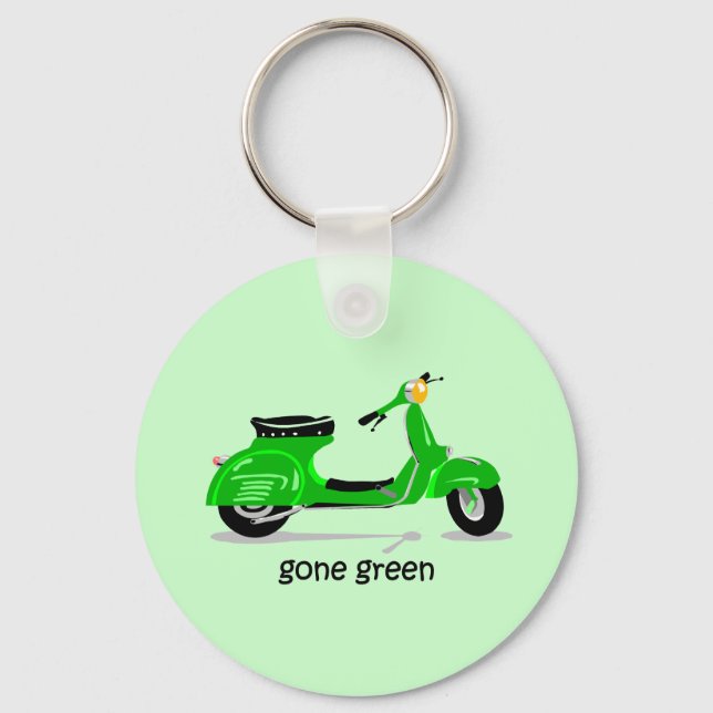 gone green scooter key ring (Front)