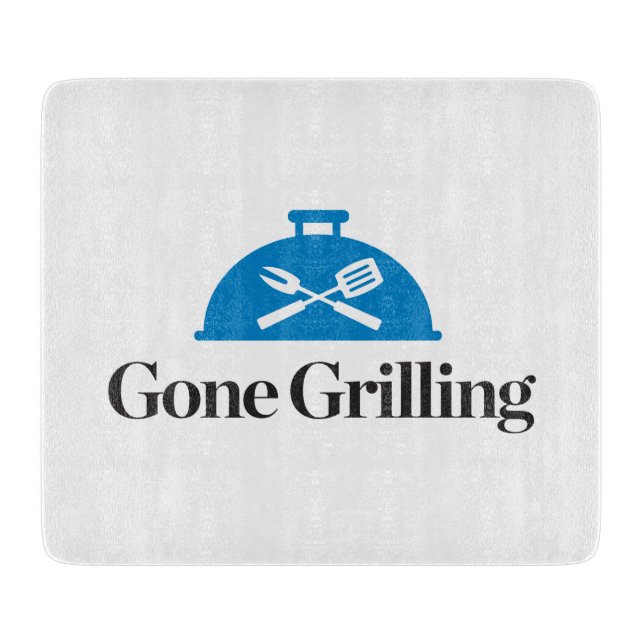 Gone Grilling Cutting Board (Front)
