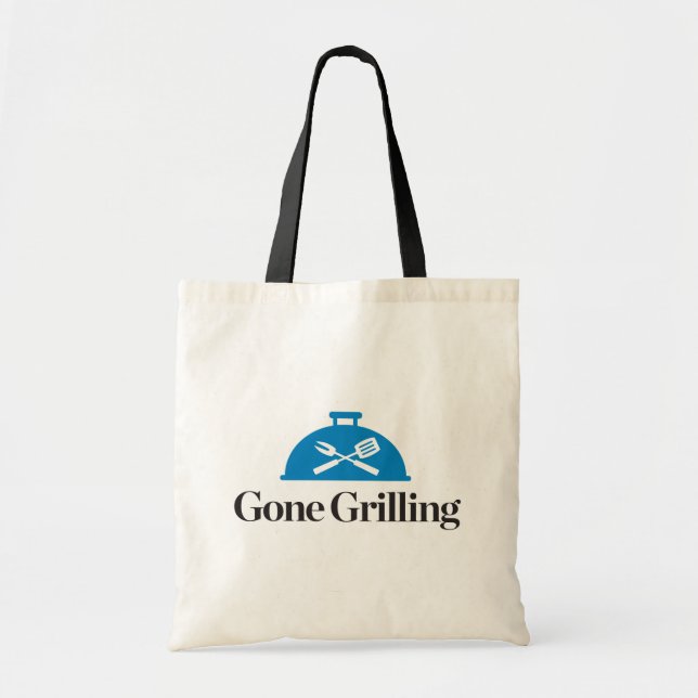 Gone Grilling Tote Bag (Front)
