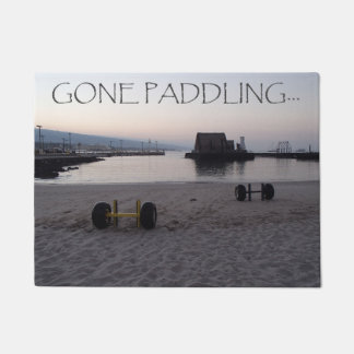 Gone Paddling Doormat