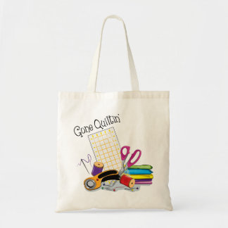 Gone Quiltin’ Tote Bag – Gift for Quilters