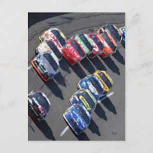 Gone Racing Postcard