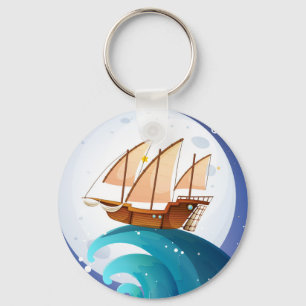 Gone Sailing Key Ring