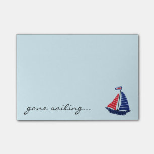 Gone Sailing Post-it Notes