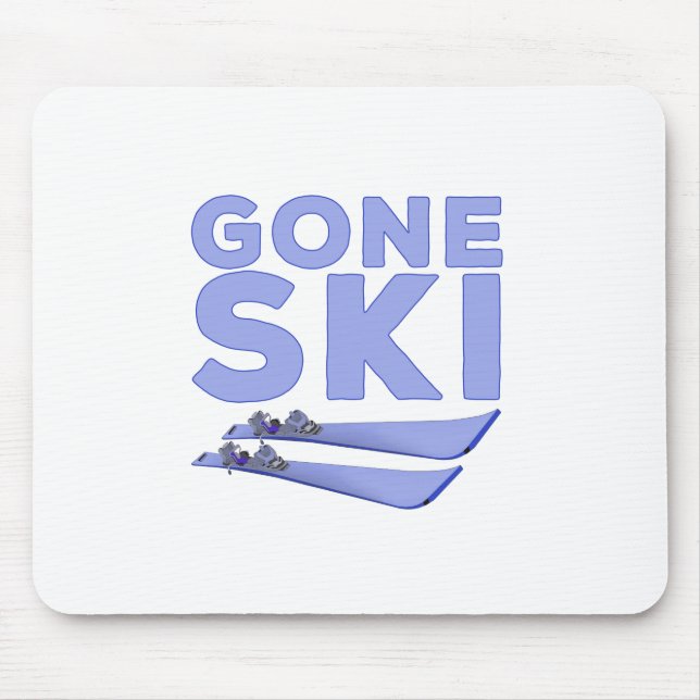 Gone Ski Mouse Pad (Front)