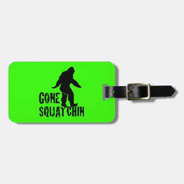 Gone Squatchin 2 Luggage Tag (Front Horizontal)