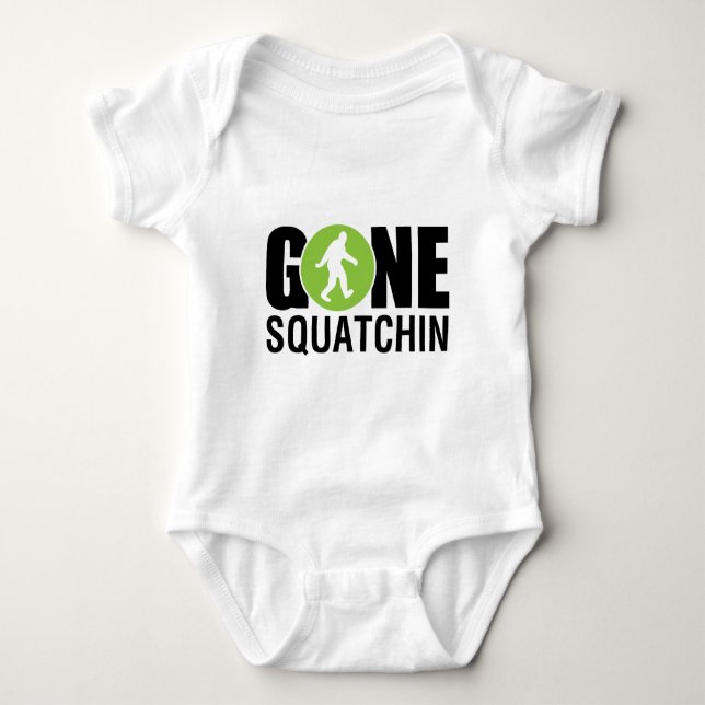 Gone Squatchin Baby Bodysuit (Front)