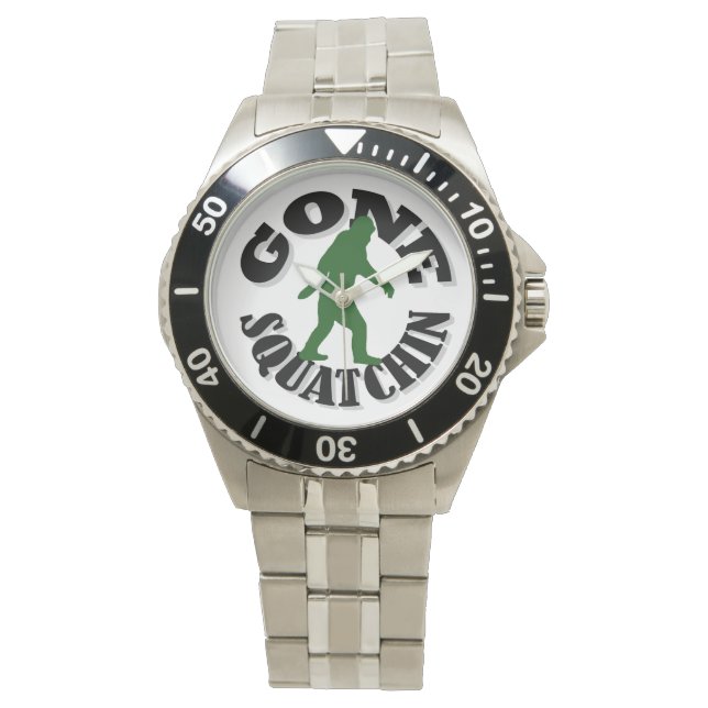 Gone Squatchin bigfoot Watch (Front)