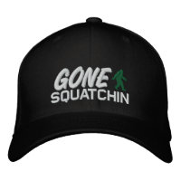 Gone Squatchin - black white and green