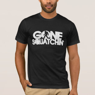 Gone Squatchin - Black / White Silhouette T-Shirt