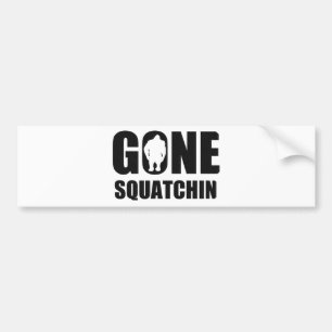 Gone Squatchin Bumper Sticker