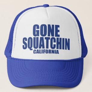 GONE SQUATCHIN California Hat (blue)