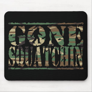 GONE SQUATCHIN CAMO MOUSE PAD