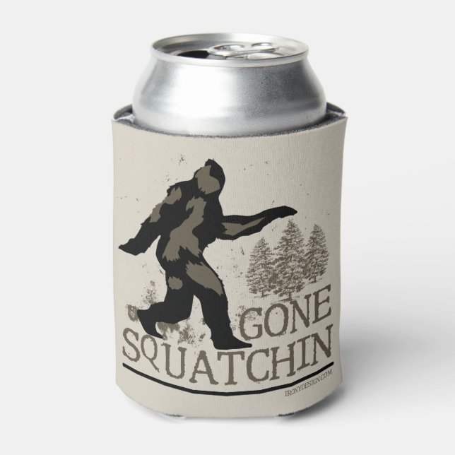 Gone Squatchin Can Cooler (Can Front)