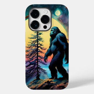 Gone Squatchin' Colourful Sasquatch Landscape Case-Mate iPhone 14 Pro Case