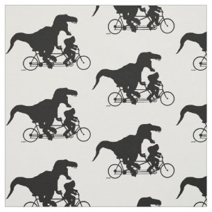 Gone Squatchin cycling with T-rex Fabric
