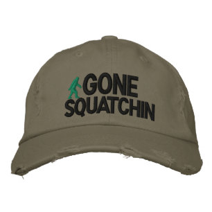 Gone Squatchin Deluxe version Embroidered Hat