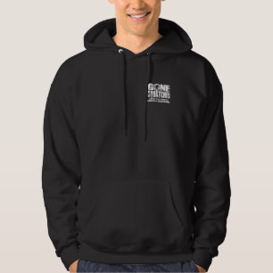 Gone Squatchin Distressed Design Hoodie