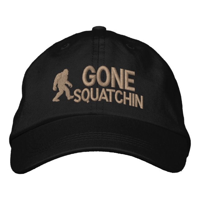 Gone Squatchin Embroidered Hat (Front)
