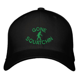 Gone squatchin embroidered hat