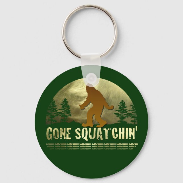 Gone Squatchin' Key Ring (Front)