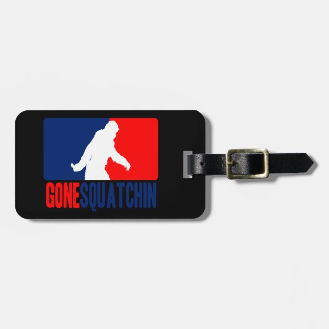 Gone Squatchin League Luggage Tag (Front Horizontal)