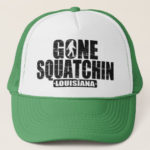 Gone Squatchin LOUISIANA Sasquatch Hat -distressed