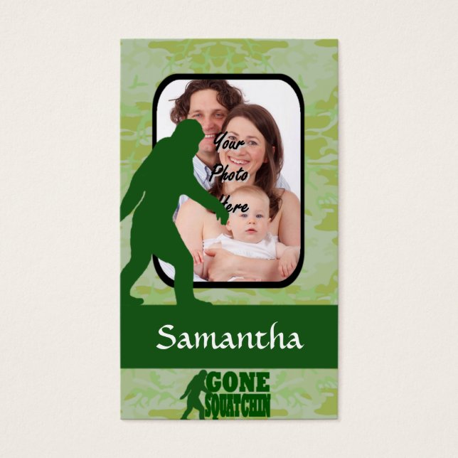 Gone squatchin photo template (Front)