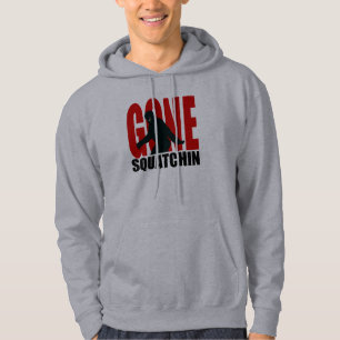 Gone Squatchin (Red & Black) Hoodie