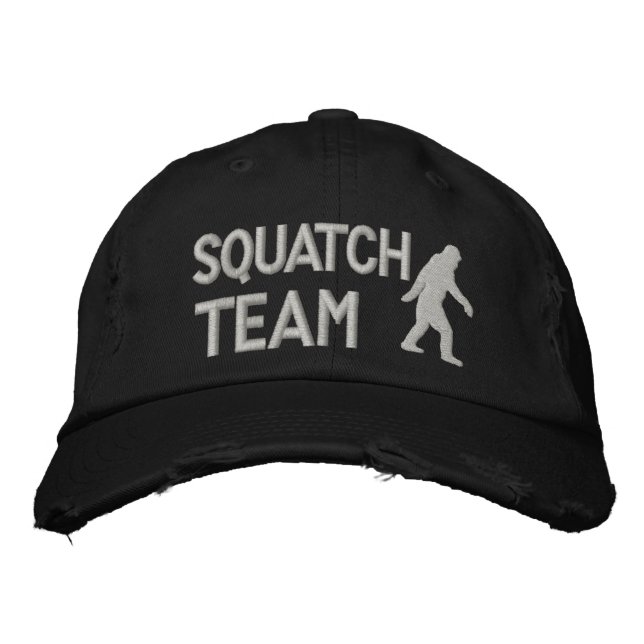 Gone Squatchin squatch team Embroidered Hat (Front)