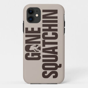 Gone Squatchin tan and brown Case-Mate iPhone Case