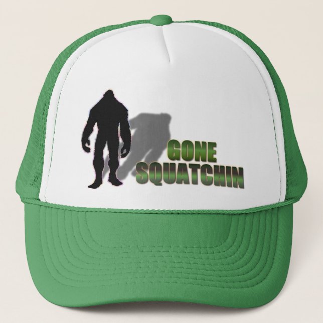Gone Squatchin Trucker Hat (Front)