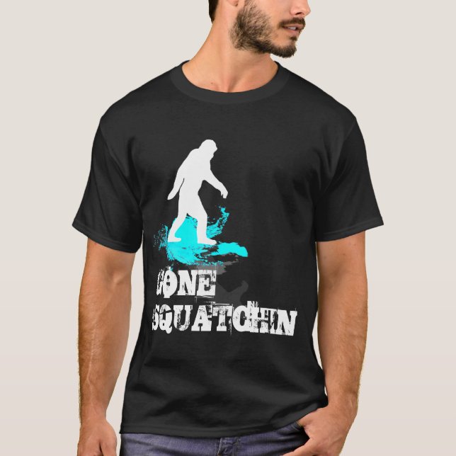 Gone Squatchin with Bigfoot logo T-Shirt (Front)