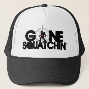 Gone Squatchin' with Bullseye Trucker Hat