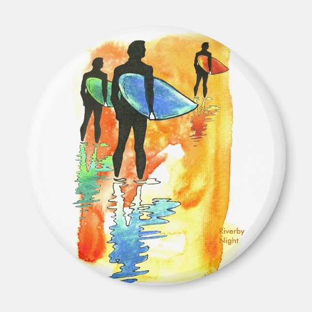 Gone Surfing v.2 Magnet (Front)