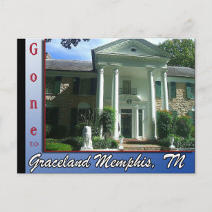 Gone to Graceland Memphis, TN Postcard