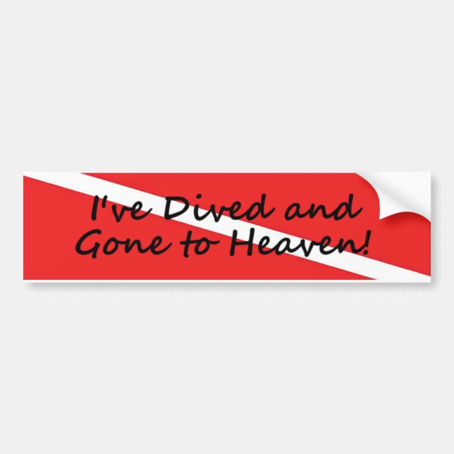 Gone to Heaven Bumper Sticker (Front)