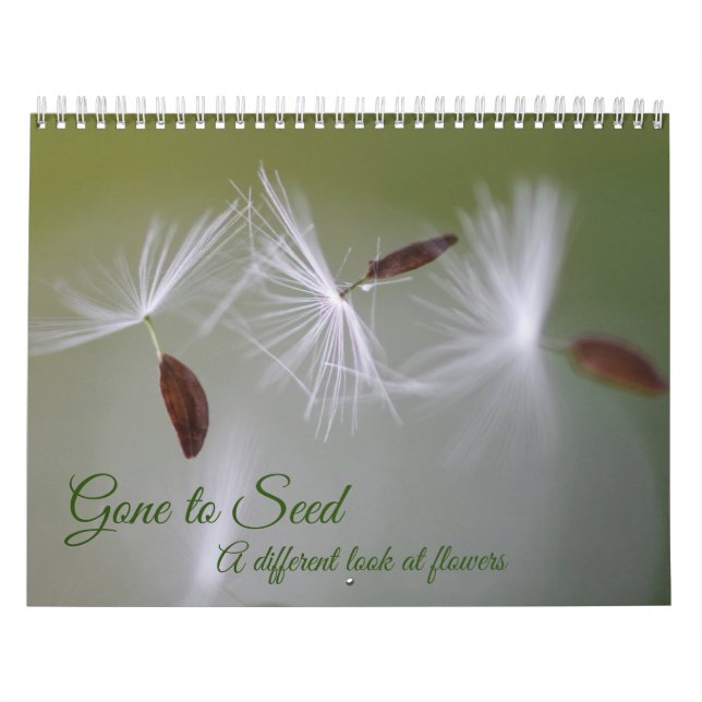 Gone to Seed: A differet look at flowers Calendar (Cover)