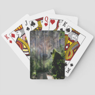 Gone with the Wolves Playing Cards