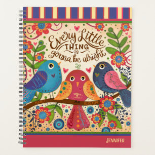 Gonna Be Alright Birds Personalised Fun Planner