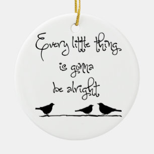 Gonna Be Alright Ceramic Tree Decoration