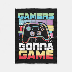 Gonna Game Video Game Player Gaming Funny  Fleece Blanket