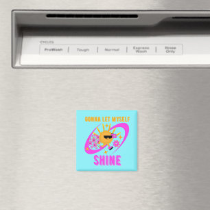 Gonna Let Myself Shine Self-Love Statement Magnet