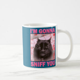 Gonna sniff funny brainrot cats meme for woman man coffee mug